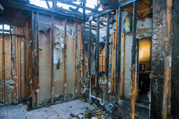 Professional Fire Damage Repair technician working in Washington Crossing, PA
